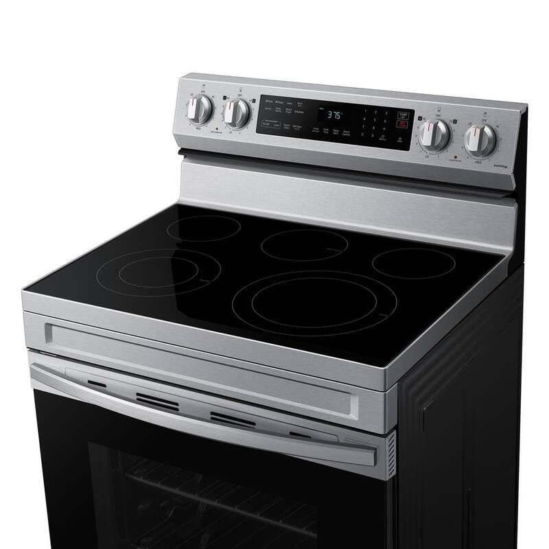 6.3 cu. ft. Convection Electric Range with AirFry in Stainless Steel A9391