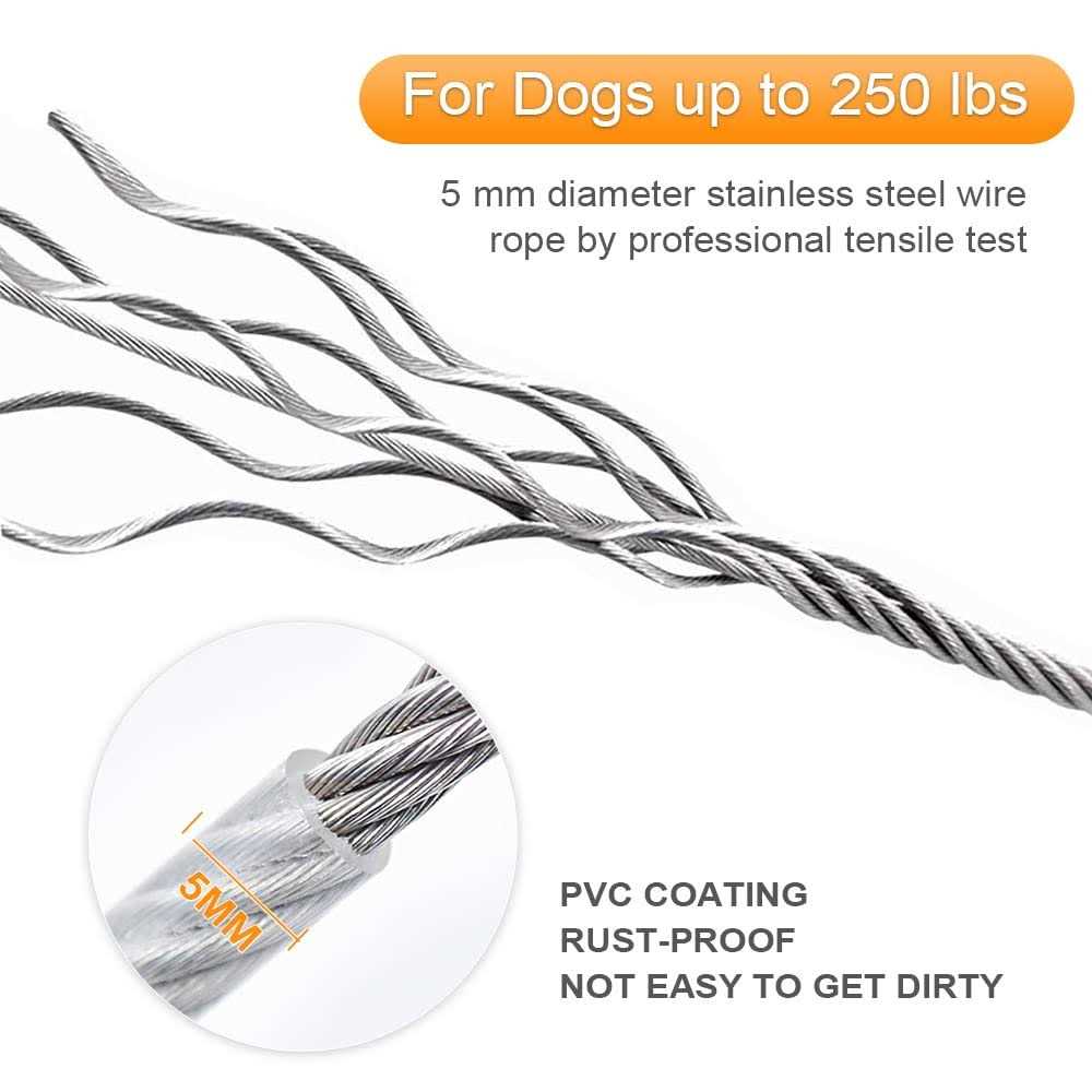 Reflective Dog Tie Out Cable M9560