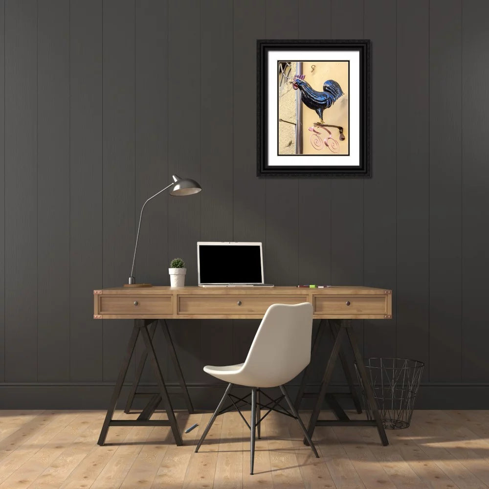 Black Ornate Wood Framed Art Print M56452