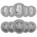 10 1 oz Canadian Silver Maple Leaf Coin P67565