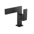 Matte Black Ultra-Thin Waterfall Bathroom Faucet A2127