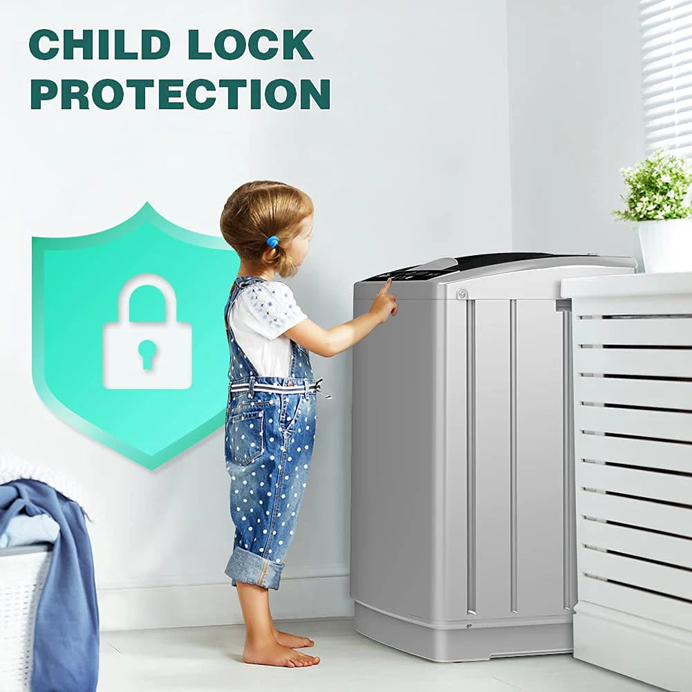 Portable Full-Automatic 1.8 Cu. ft. Top Load Laundry Washer W54455