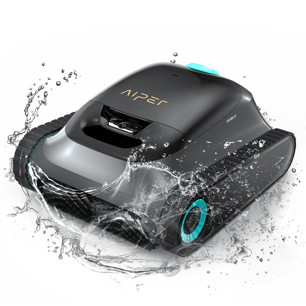Robotic Pool Vacuum Cleaner with Wall Cleaning O549849