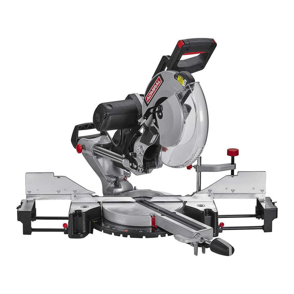 12 in. Dual-Bevel Sliding Compound Miter Saw with LED and Laser Guide H213