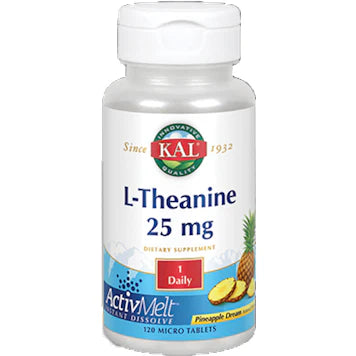 L-Theanine 25 mg Pineapple 120 tabs H596
