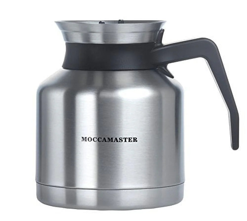 Manual-Adjust Drip-Stop Coffee Maker 32 oz Thermal Carafe Polished Silver R1737