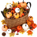 520 Pcs Artificial Pumpkins and Gourds Fall Harvest Decoration Set G213061