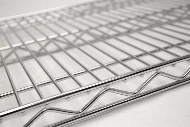 42" Wide Chrome Bakers Rack with Butcher Block X818
