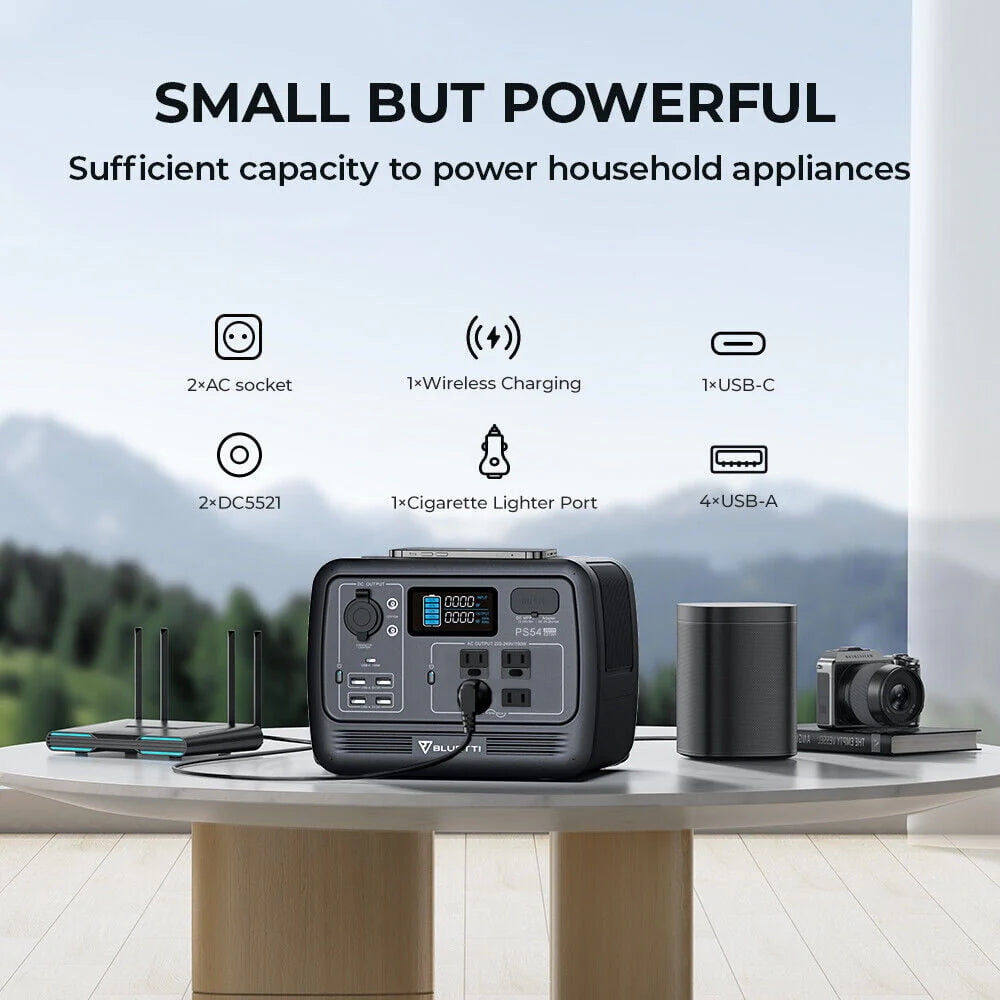 700W 537Wh LiFePO4 Portable Solar Generator I5624