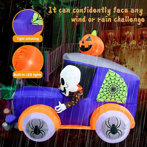 8ft Halloween Inflatable Monster Truck N228
