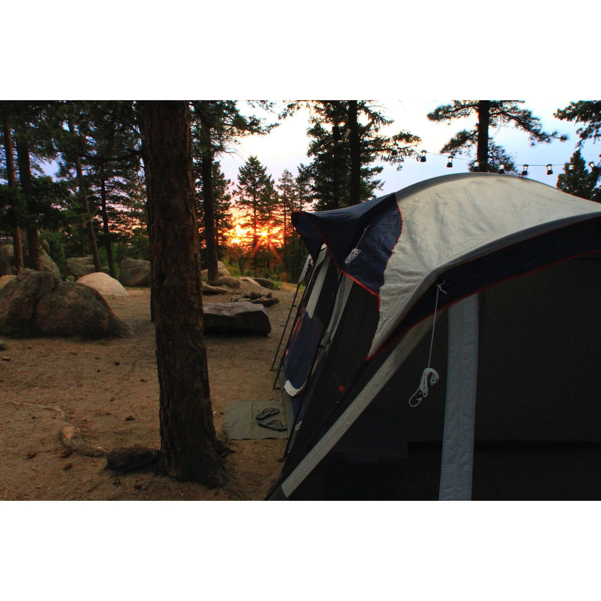 6-Person Cabin Tent with Screen Room H7705