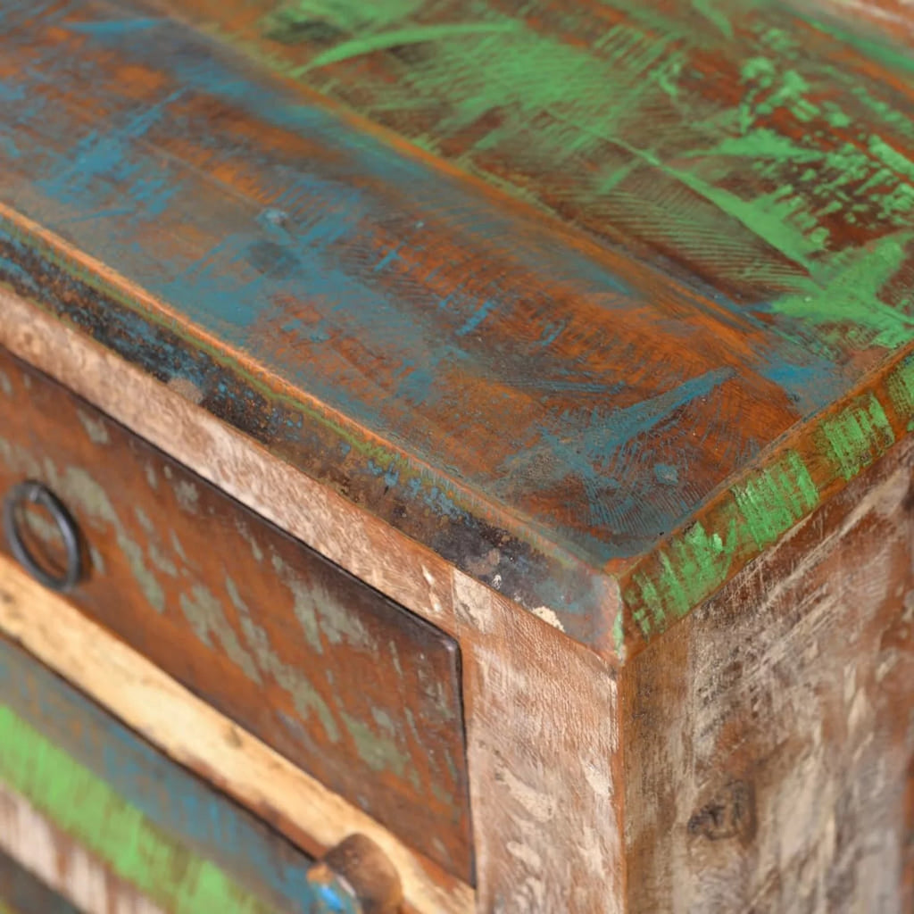 End Table with 1 Drawer 1 Door Reclaimed Wood J3170
