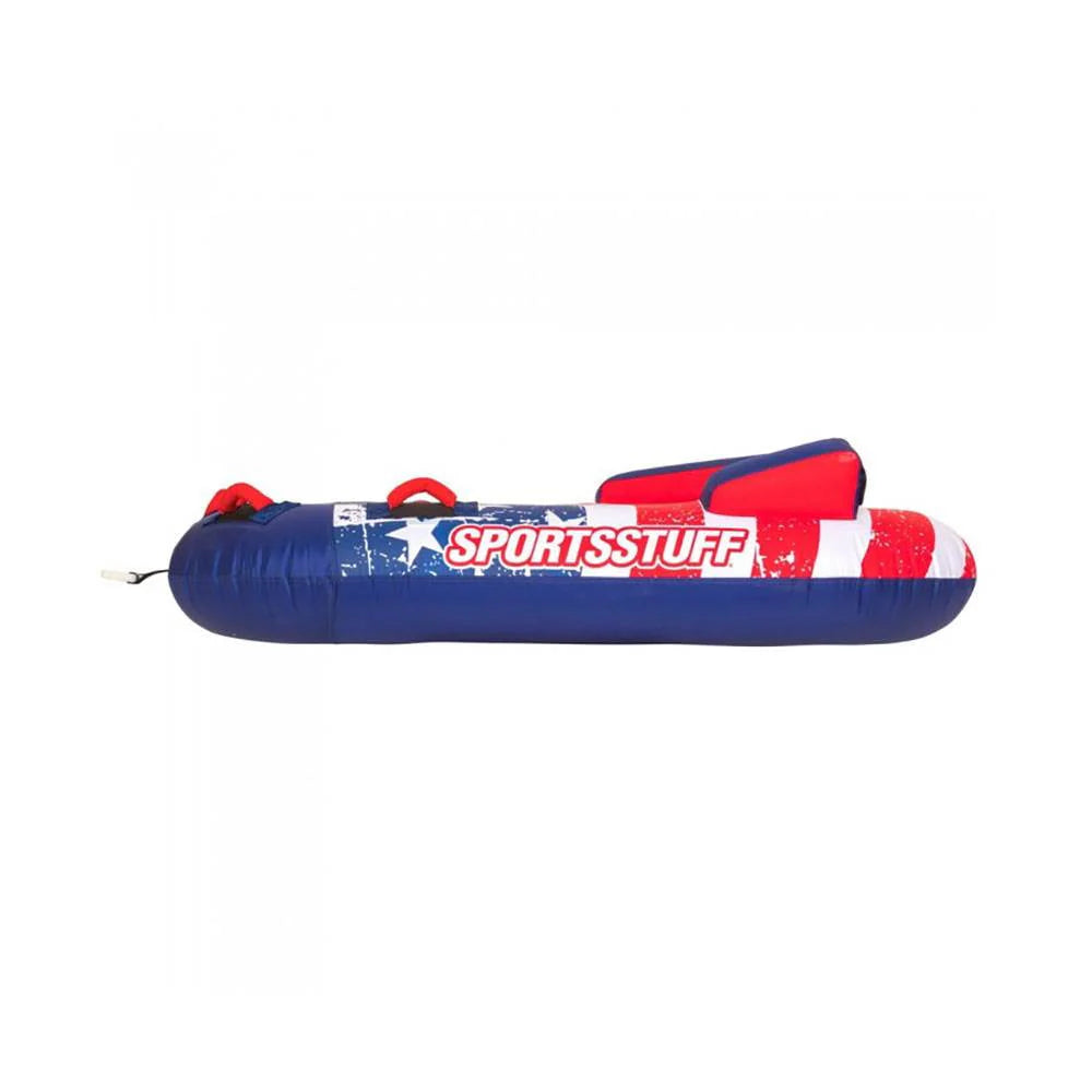 2 Rider Inflatable Towable Tube with Nylon Cover X68049