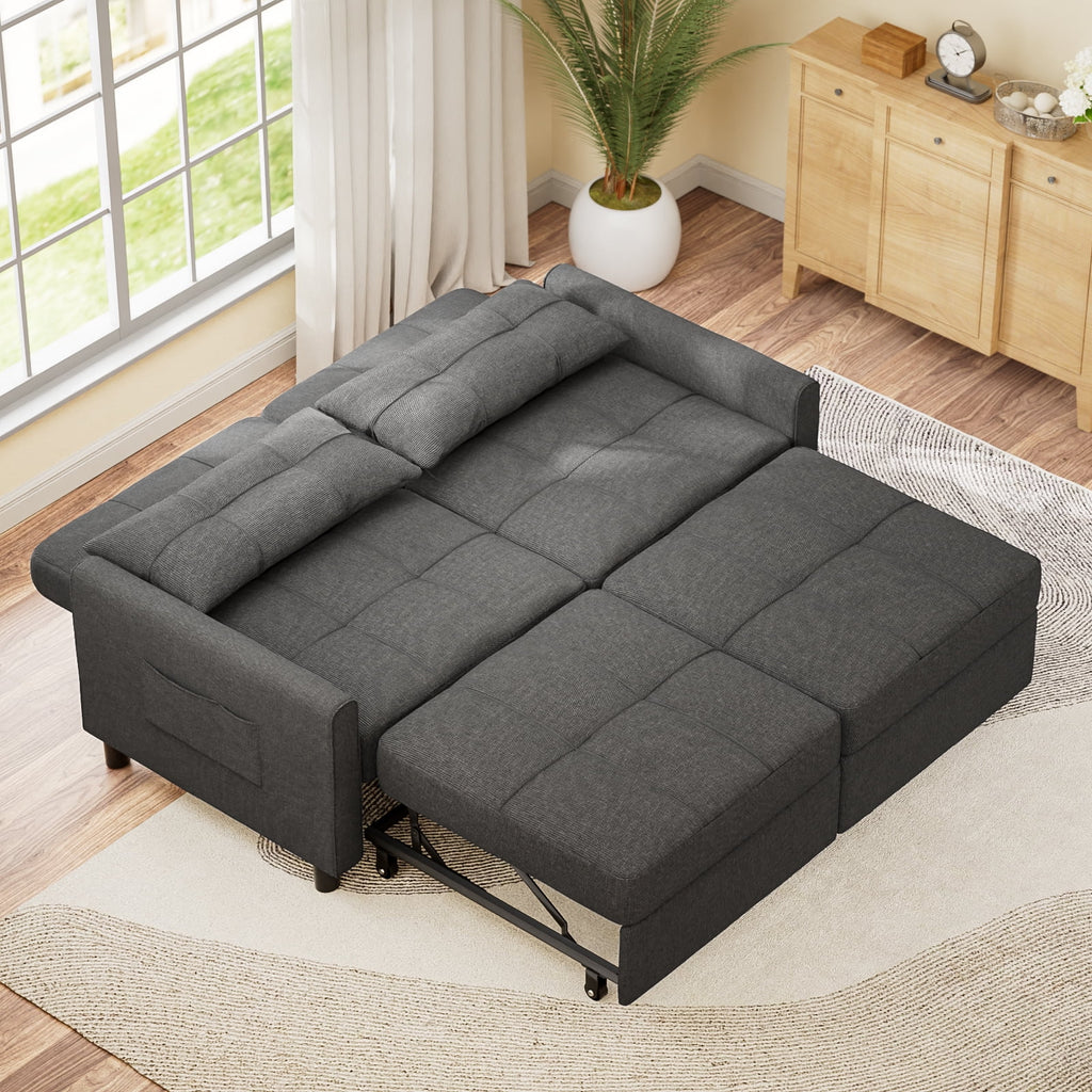 Gray Convertible Sofa Bed K92300