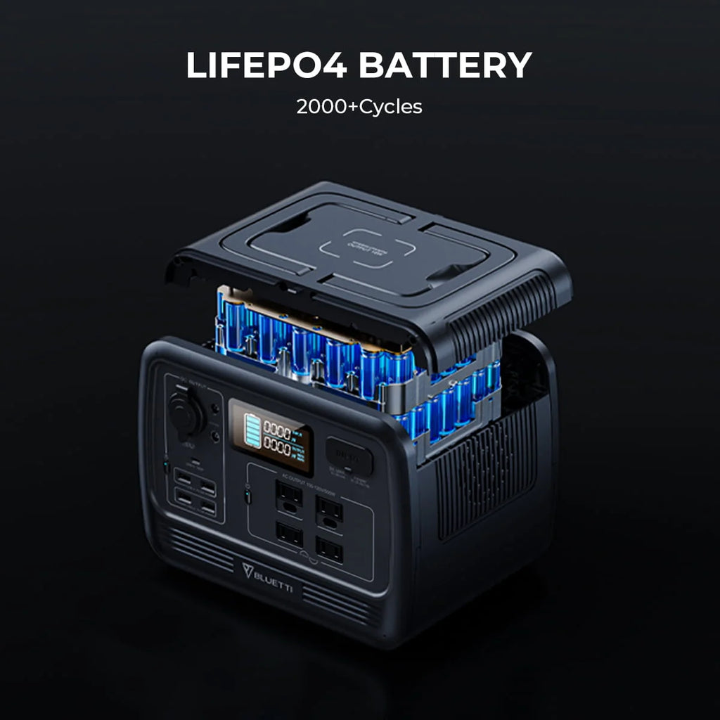 700W 537Wh LiFePO4 Portable Solar Generator I5624