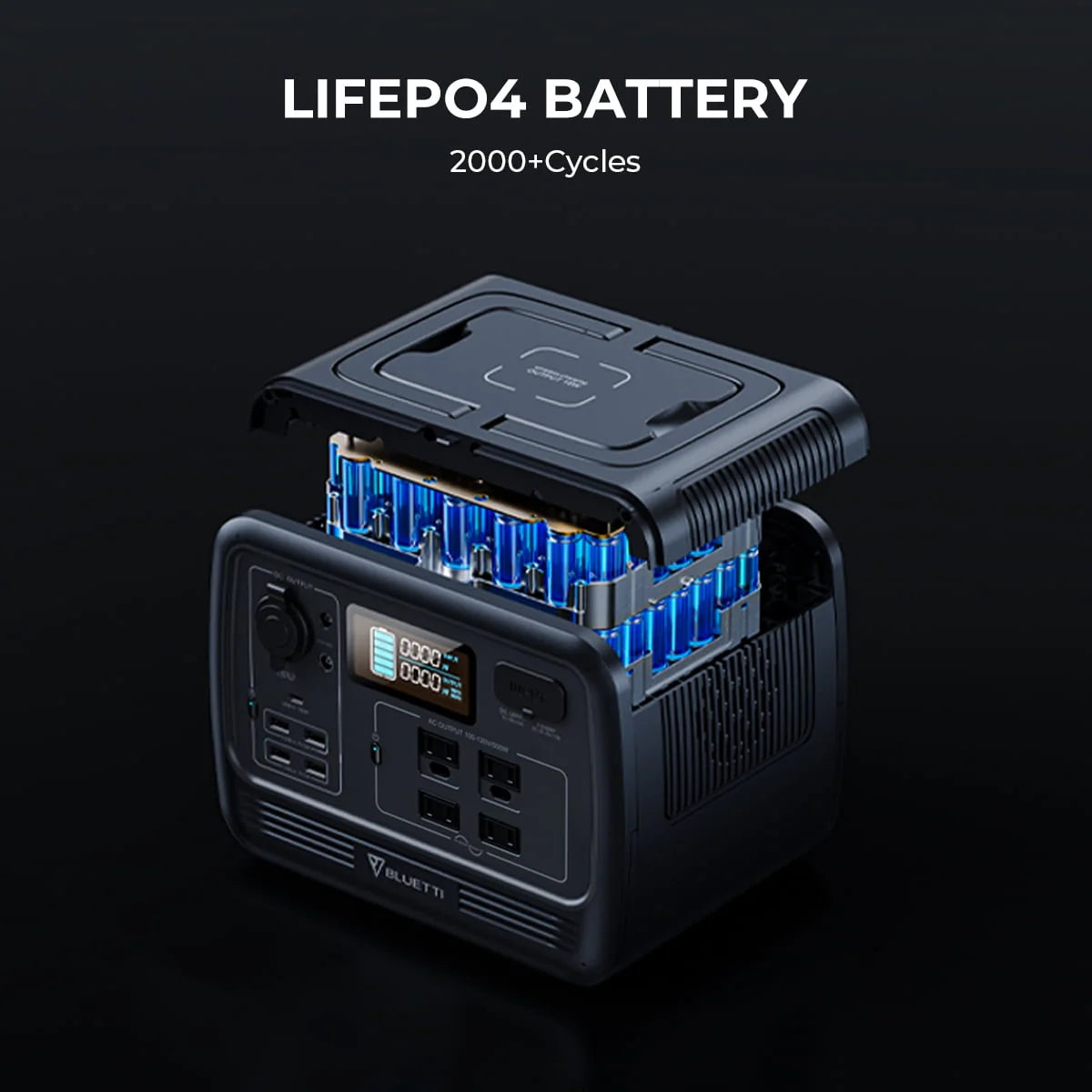 700W 537Wh LiFePO4 Portable Solar Generator I5624