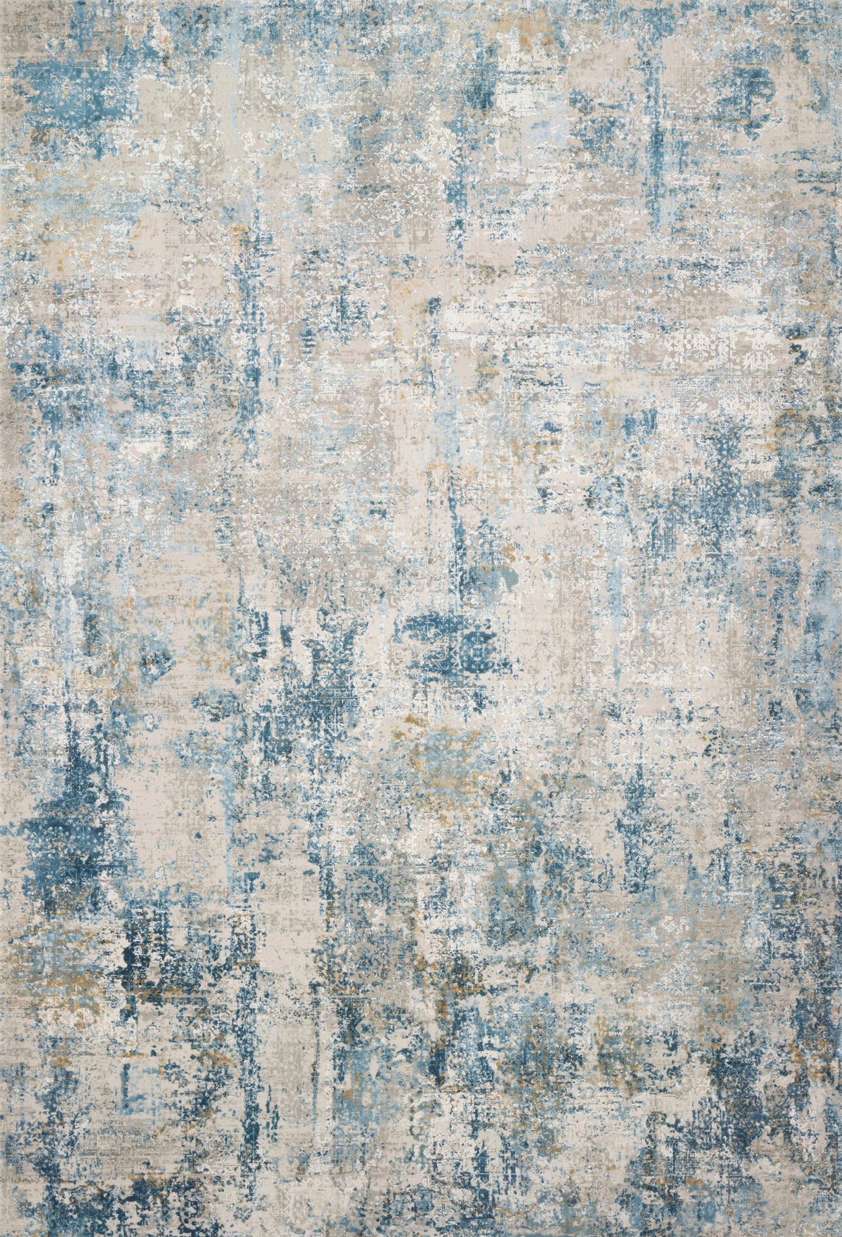 Grey Blue 2'7 x 12'0 Rug S279