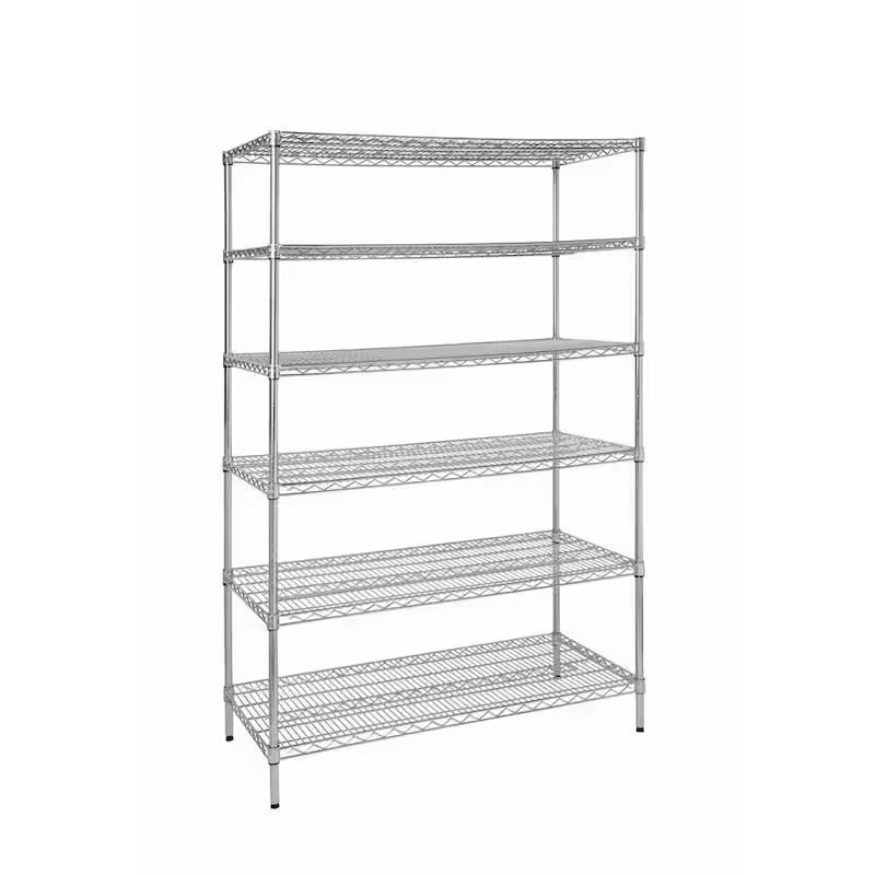 6-Tier Heavy Duty Steel Wire Shelving Unit I974