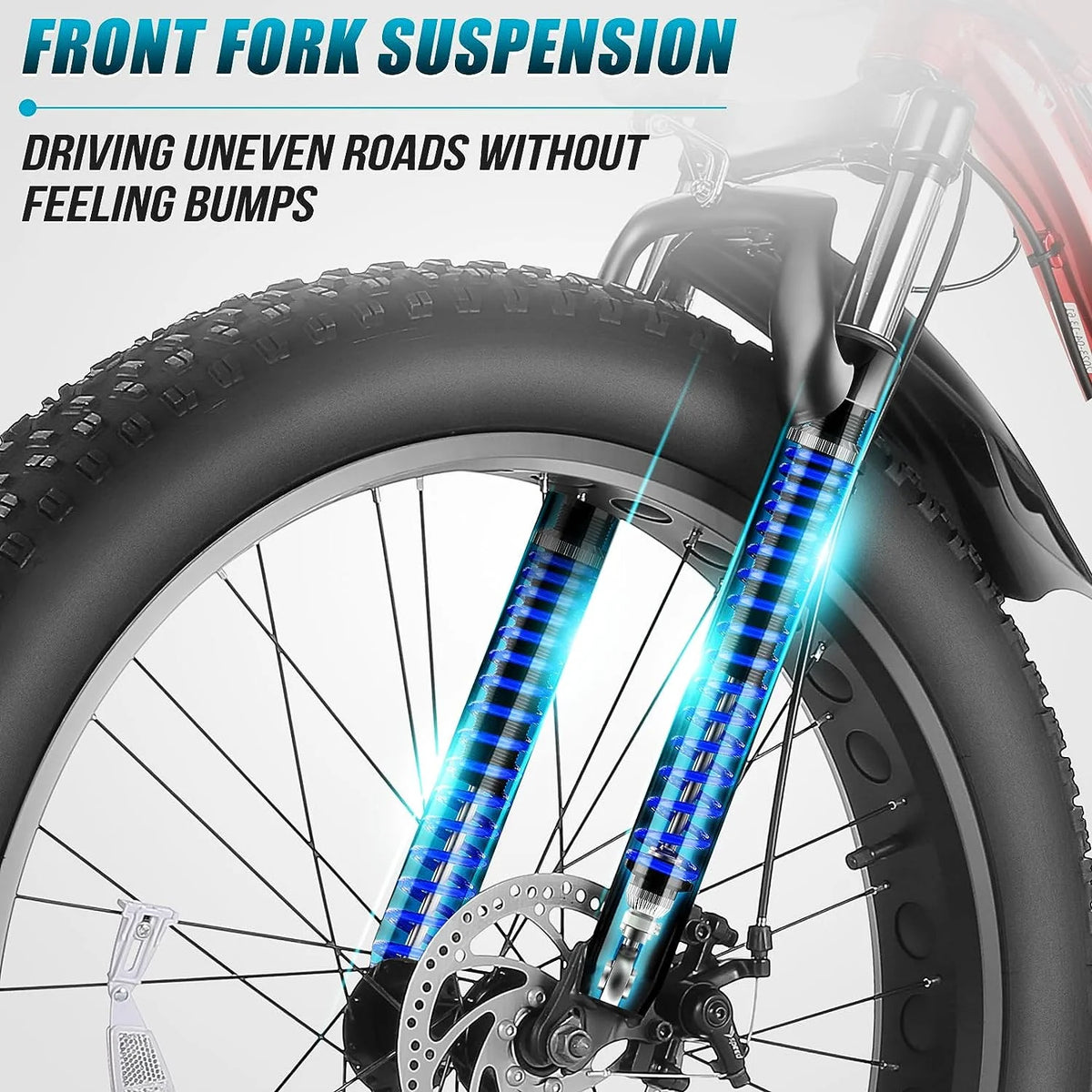 26 x 4.0 Fat Tire 500W Electric Bike with 48V 13Ah Removable Battery F744