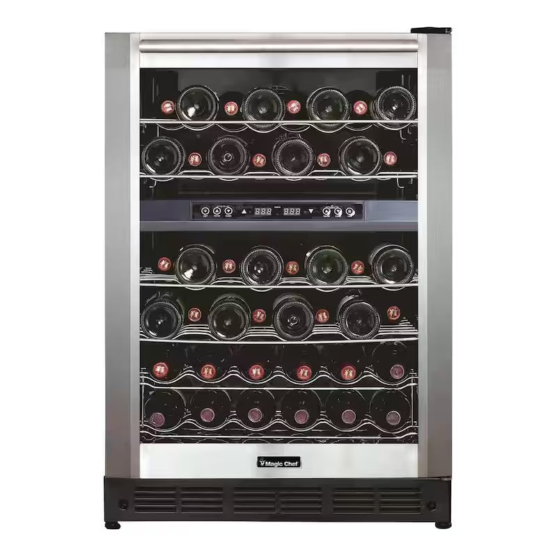 Dual Zone Wine Cooler in Stainless Steel K766