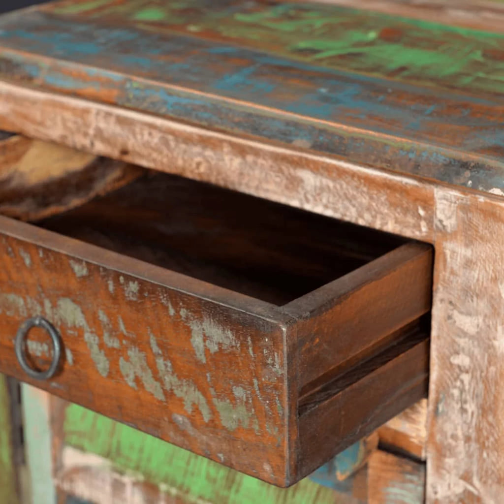 End Table with 1 Drawer 1 Door Reclaimed Wood J3170