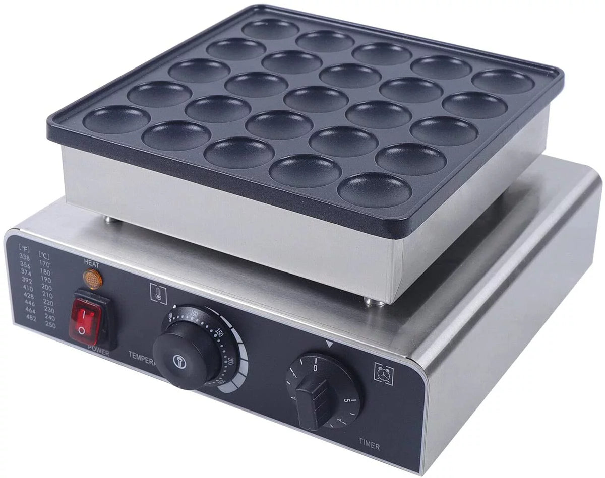 Mini Dutch Pancake Baker Electric Waffle Maker Nonstick B4398