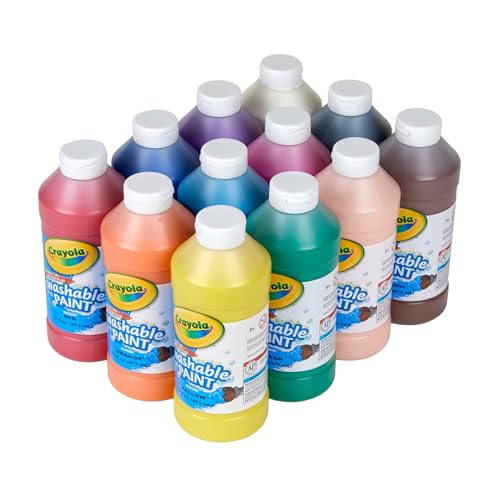 Washable Paint 12ct 16 Oz Nontoxic F421846