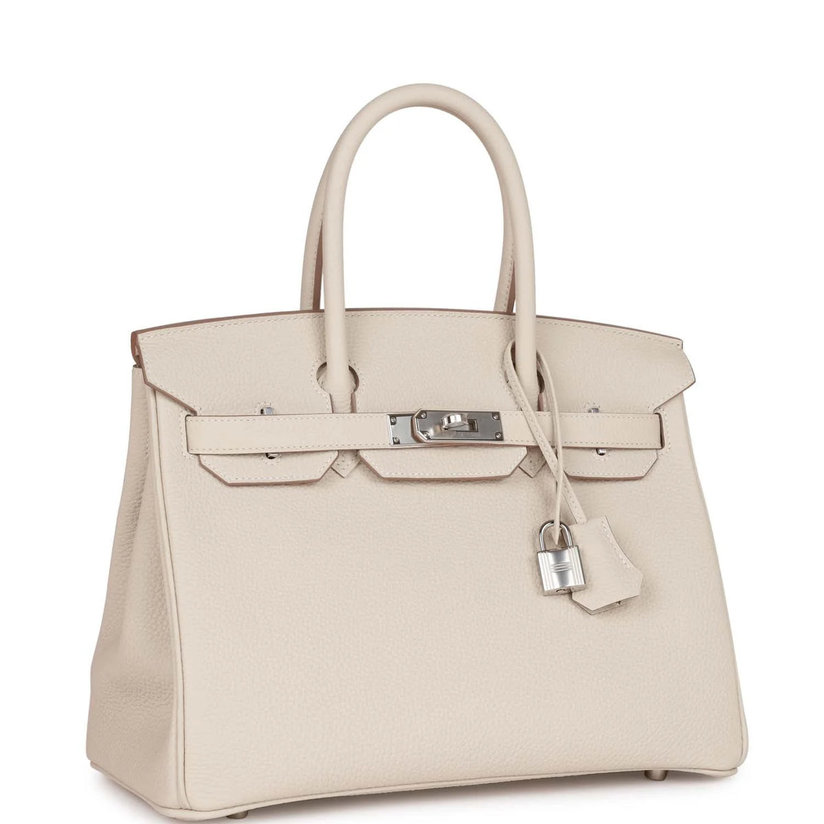 Birkin 30 Craie Togo Palladium Hardware B21326