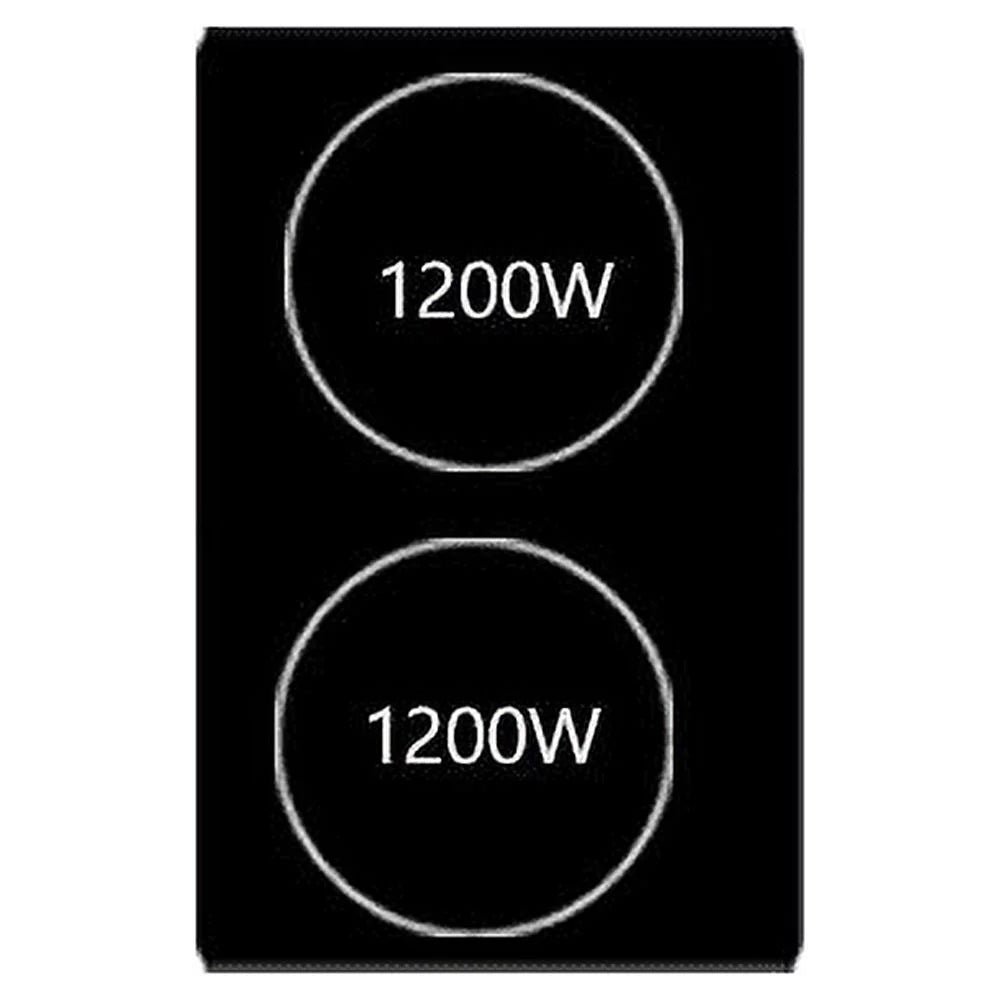 15" Wide 230V 2-Burner Radiant Cooktop L917
