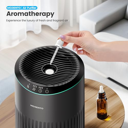 White Air Purifier with Fragrance Sponge and Sleep Mode N401459