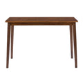 Warm Walnut Wood Dining Table with Splayed Legs G448