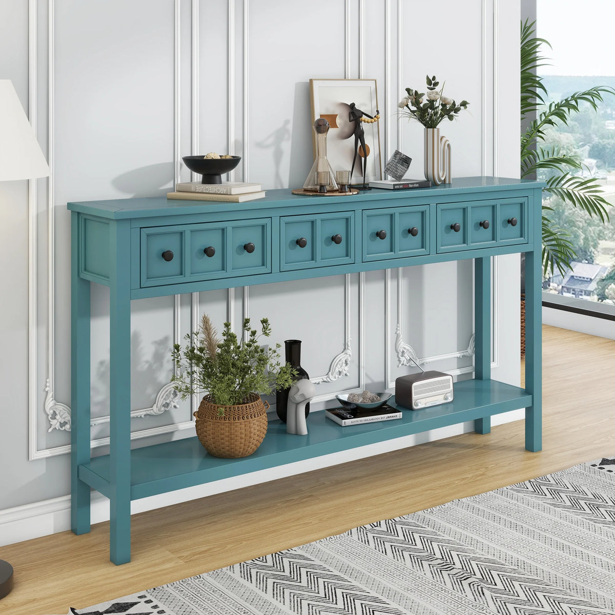Rustic Entryway Console Table O3160