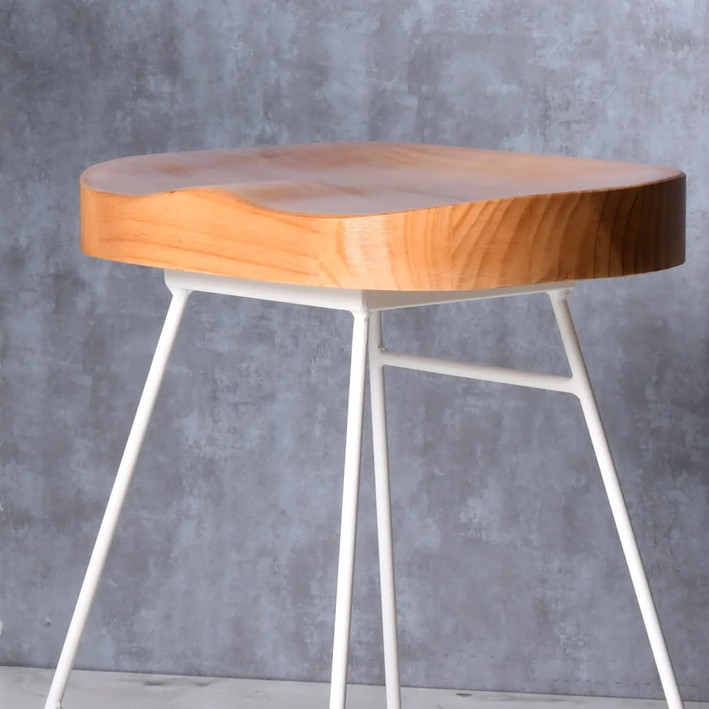 Light Brown Dining Chair with Footrest T76229