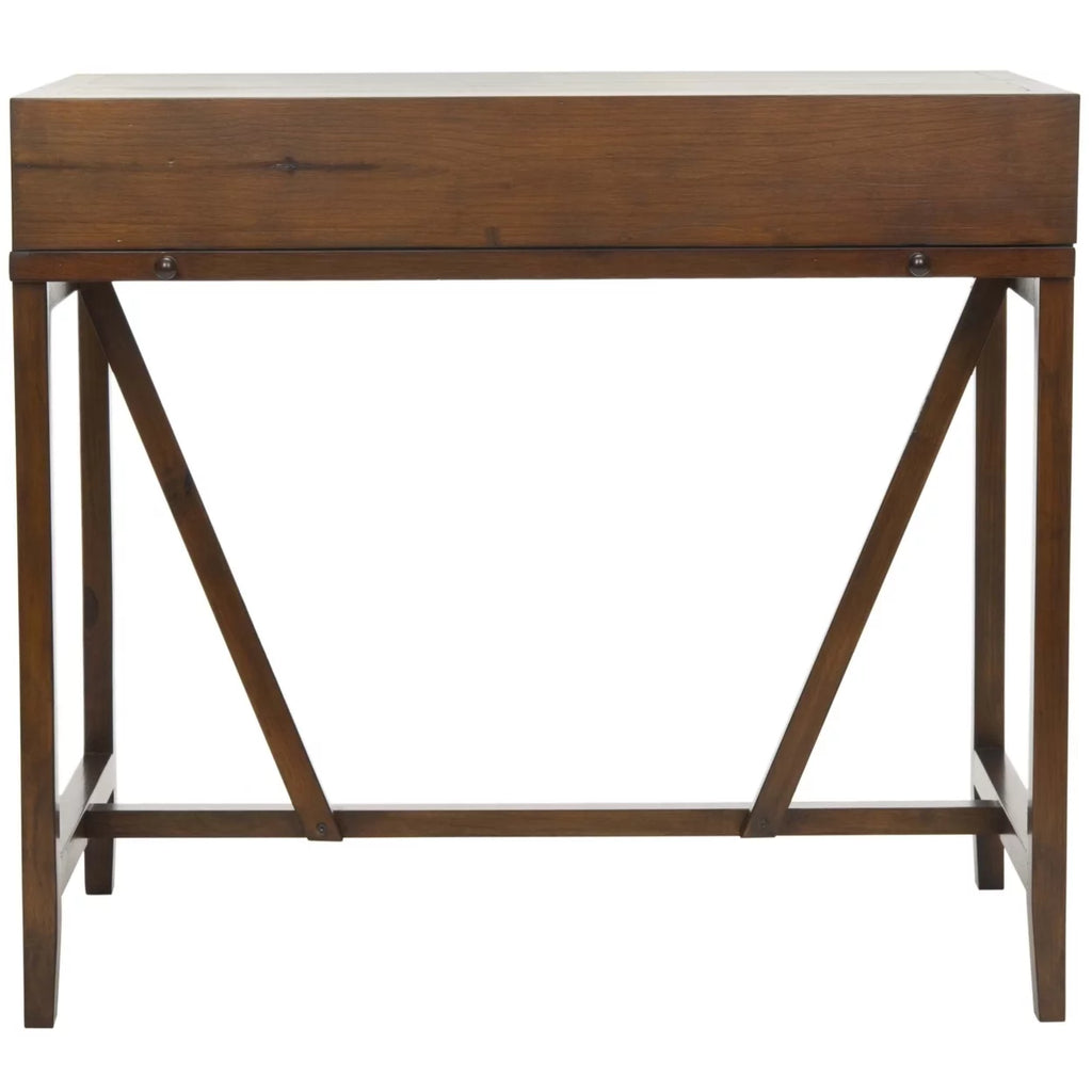 Writing Desk With Pull-Out Table Teak A646975