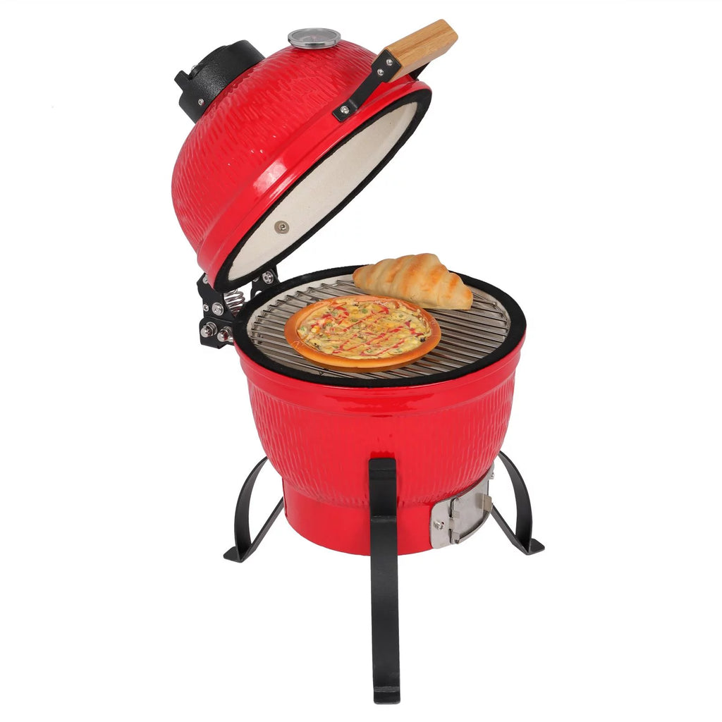 Charcoal Kamado Grill Ceramic Outdoor BBQ Grill X78011
