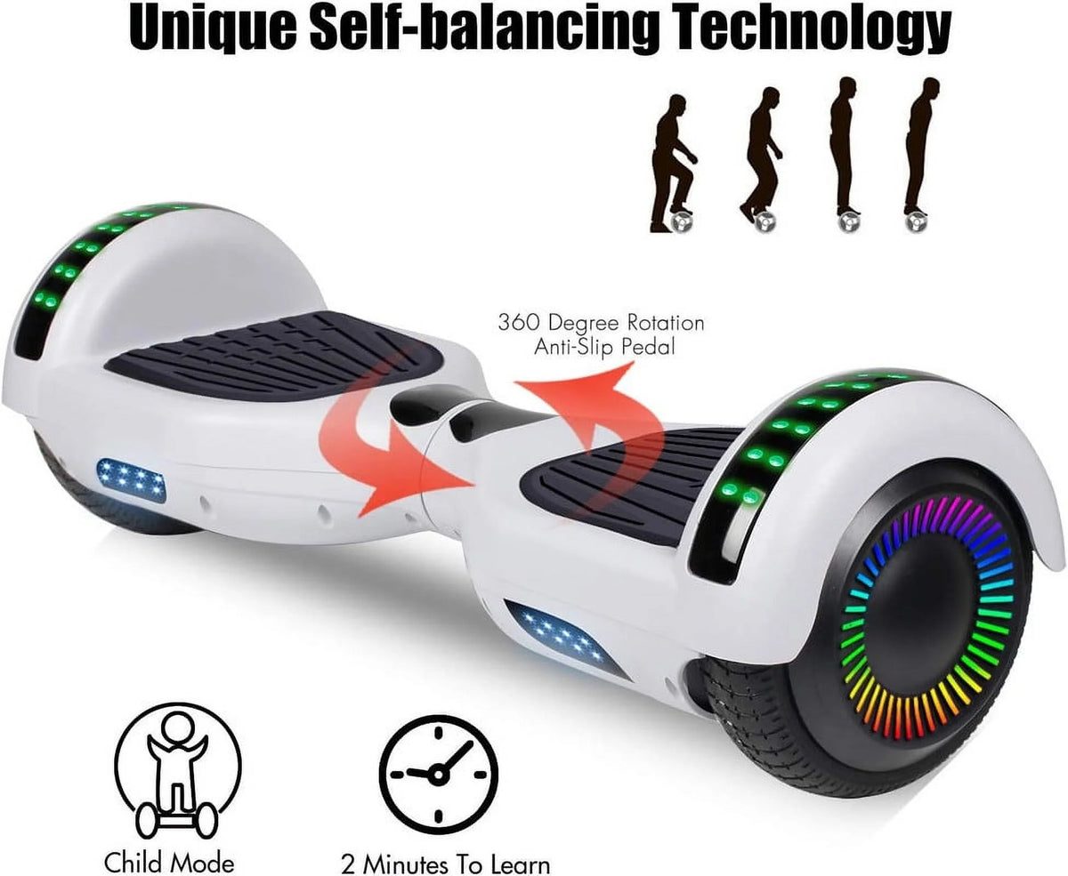 Black 6.5 Two-Wheel Self Balancing Electric Scooter T3303
