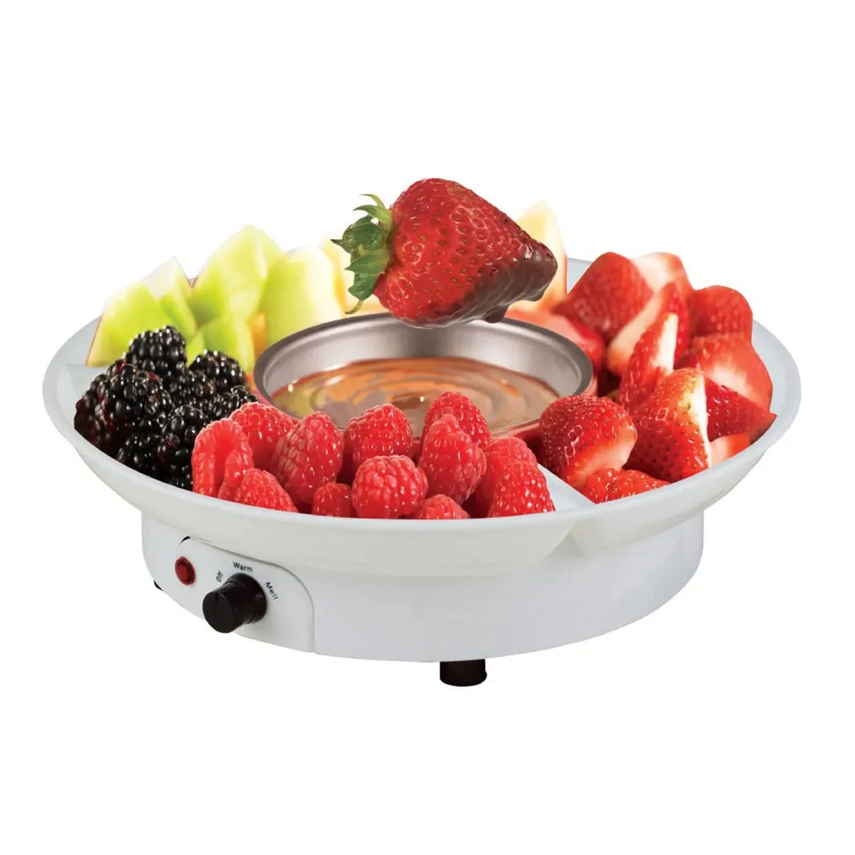 Electric Chocolate Fondue Set with 10 Forks V118