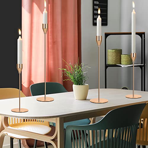 Black 24Pcs Metal Candle Holders G778