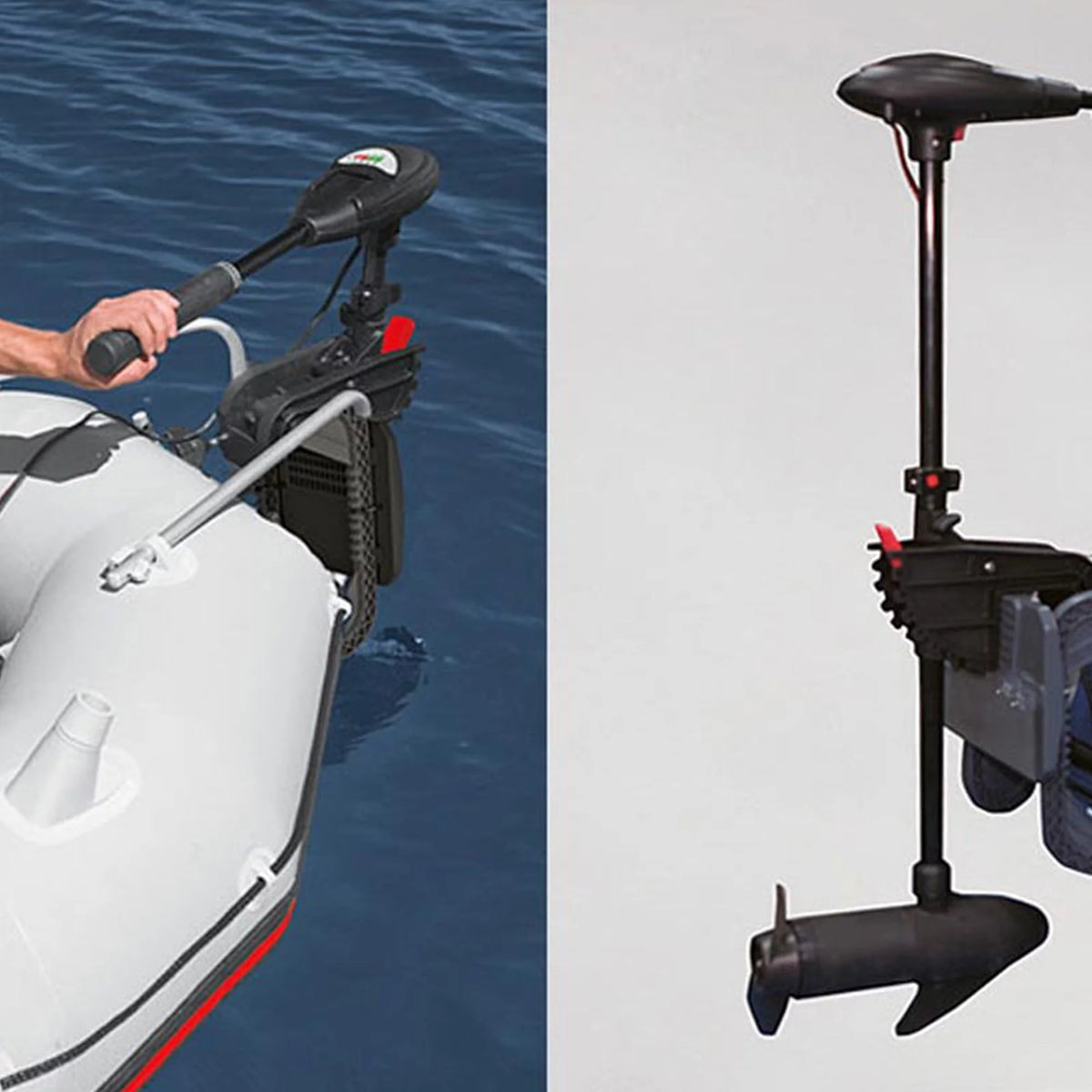 5 Person Inflatable Boat Set with Motor Mount Kit F146