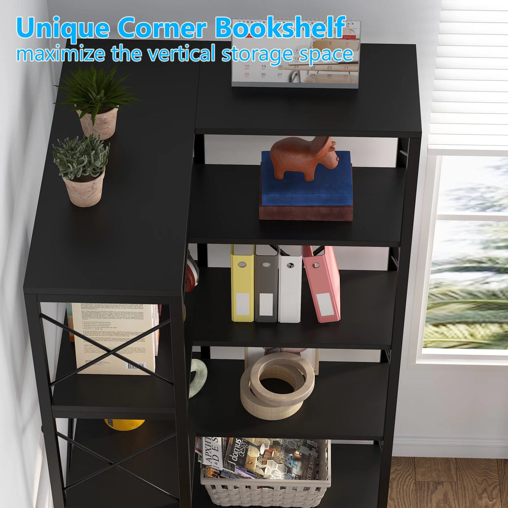 5-Tier Corner Bookshelf F590