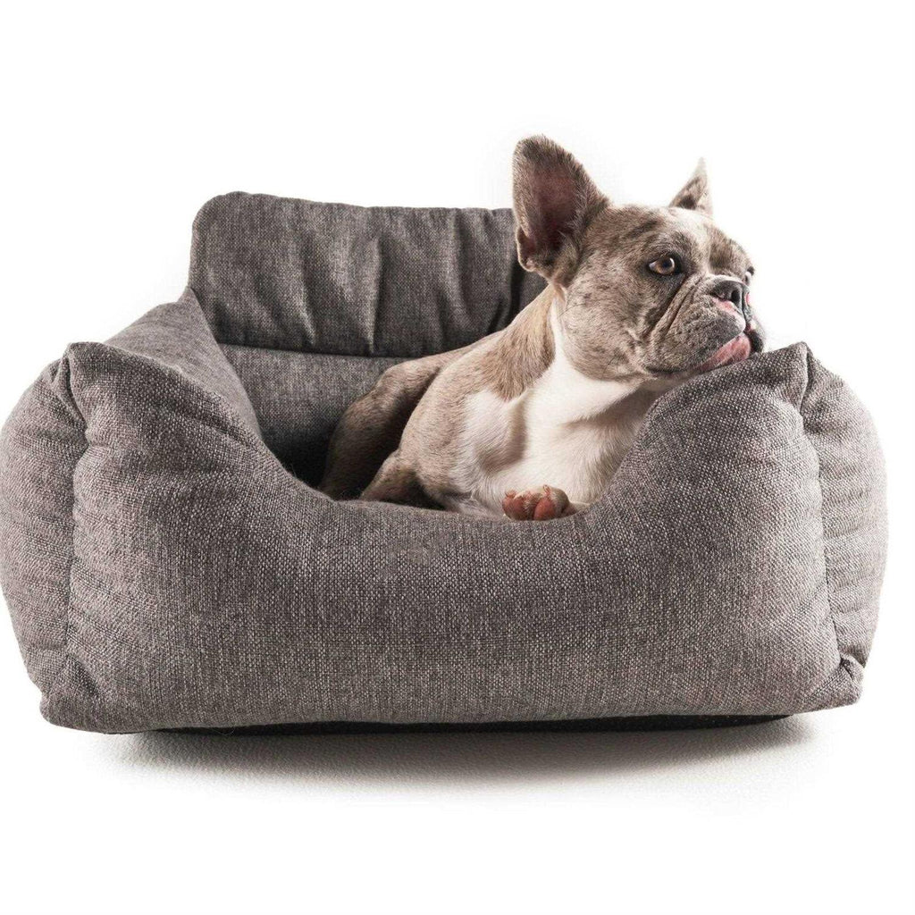 Memory Foam Dog Car Bed Gray Full Back Seat U244