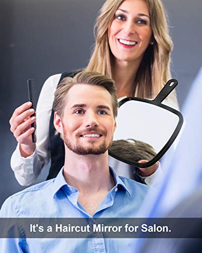 Large Hand Mirror with Handle E553978