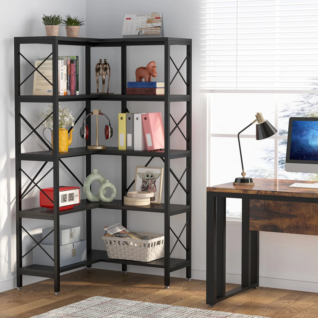5-Tier Corner Bookshelf F590