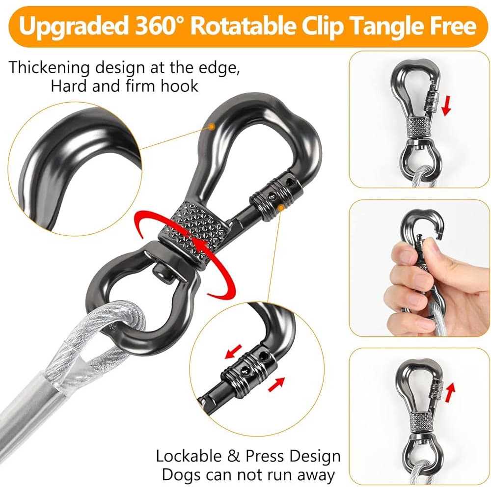 Reflective Dog Tie Out Cable M9560